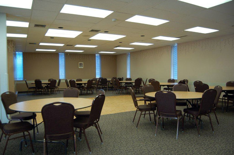 Open hall ready for your event