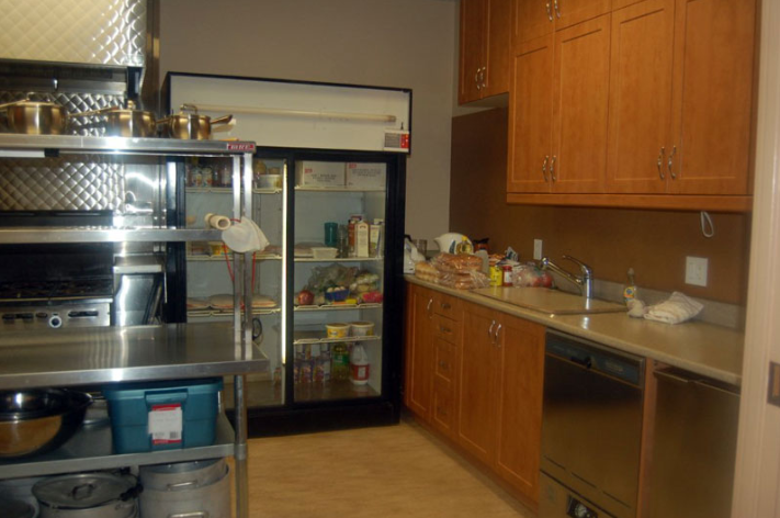 Full commercial kitchen